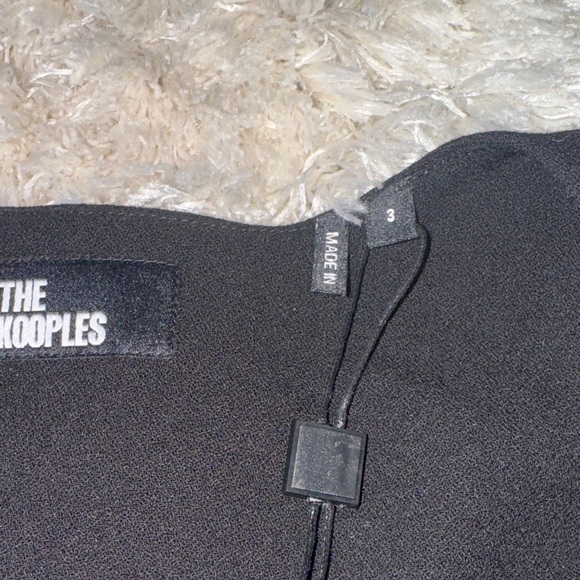 The Kooples Black Long Sleeve Dress us size 6/8 (kooples fr size 3)NEW - Picture 3 of 9